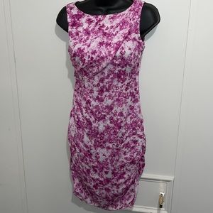 Chiffon Fuchsia Spring Dress by Ann Taylor